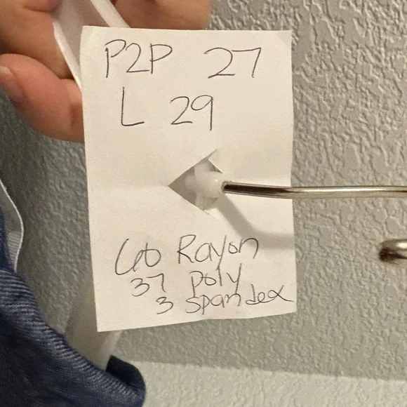 Eden & Olivia Soft Denim Style Button Down - Picture 5 of 5